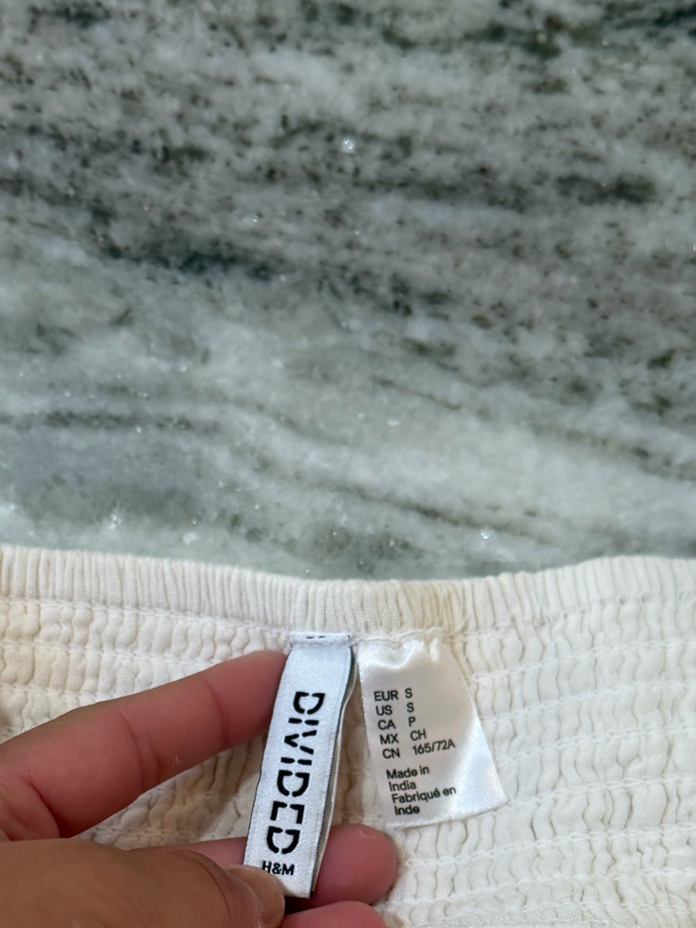 H&M Cream Ruffle Tiered Mini Skirt - Picture 3 of 3